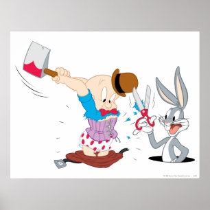 BUGS BUNNY™ and ELMER FUDD™ Poster