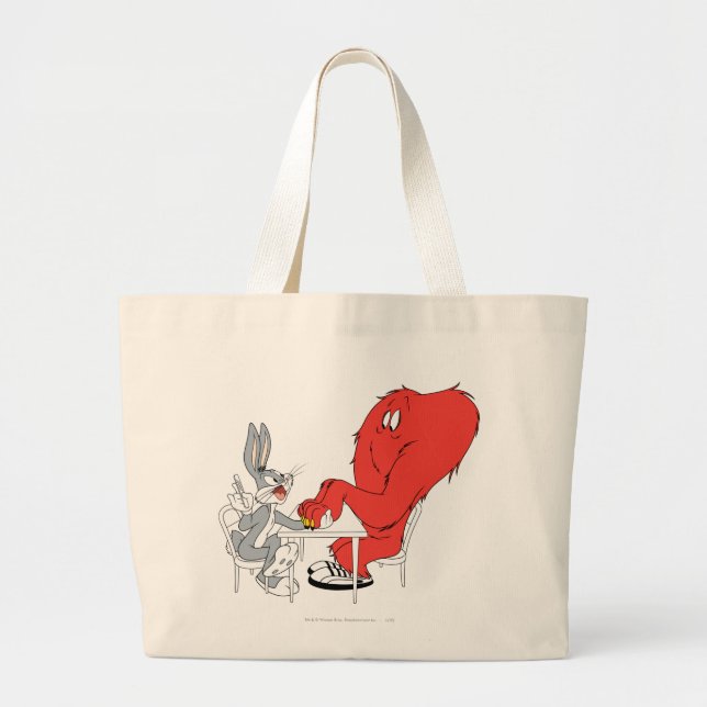 BUGS BUNNY™ and Gossamer Large Tote Bag (Front)