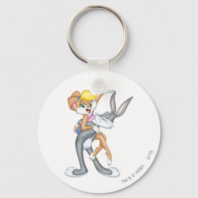 BUGS BUNNY™ and Lola Bunny 2 Key Ring (Front)