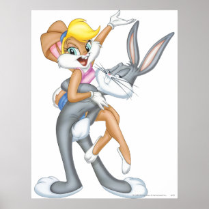 BUGS BUNNY™ and Lola Bunny Poster