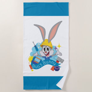 BUGS BUNNY BUILDERS™  BUGS BUNNY™ Character Art Beach Towel