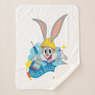 BUGS BUNNY BUILDERS™  BUGS BUNNY™ Character Art Sherpa Blanket