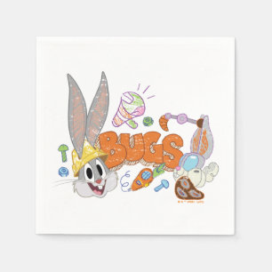 BUGS BUNNY BUILDERS™ BUGS BUNNY™ Sketch Art Napkin