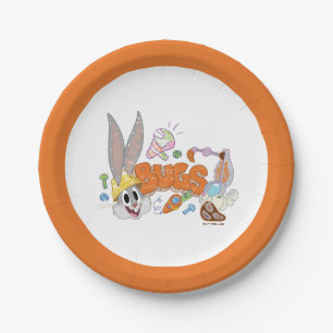 BUGS BUNNY BUILDERS™  BUGS BUNNY™ Sketch Art Paper Plate
