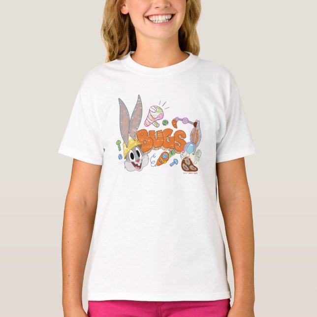 BUGS BUNNY BUILDERS™| BUGS BUNNY™ Sketch Art T-Shirt (Front)