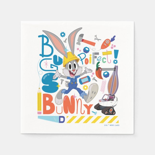 BUGS BUNNY BUILDERS™| BUGS BUNNY™ Work Tools Napkin (Front)