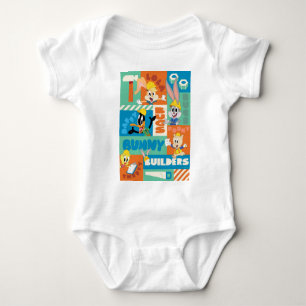 BUGS BUNNY BUILDERS™ Character Grid Pattern Baby Bodysuit
