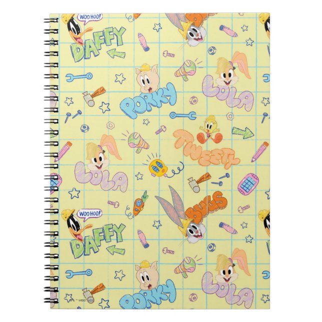 BUGS BUNNY BUILDERS™| Character Sketch Pattern Notebook (Front)