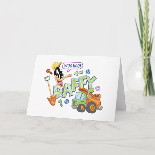 BUGS BUNNY BUILDERS™| DAFFY DUCK™ Sketch Art Card (Front)