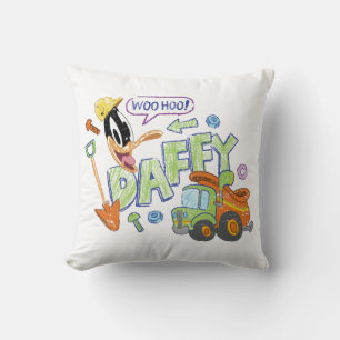 BUGS BUNNY BUILDERS™  DAFFY DUCK™ Sketch Art Cushion
