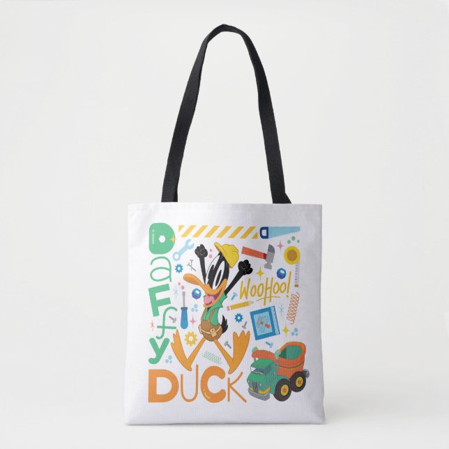 BUGS BUNNY BUILDERS™| DAFFY DUCK™ Work Tools Tote Bag (Front)