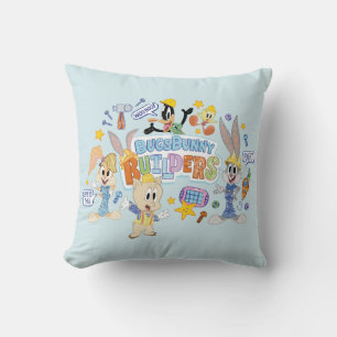 BUGS BUNNY BUILDERS™  Group Sketch Art Cushion