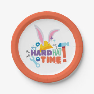 BUGS BUNNY BUILDERS™  It's Hard Hat Time Paper Plate