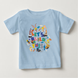 BUGS BUNNY BUILDERS™  "Let's Build This" Collage Baby T-Shirt