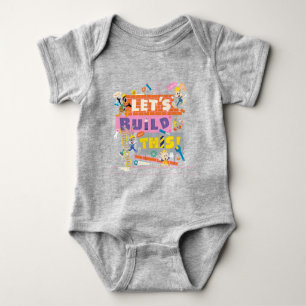 BUGS BUNNY BUILDERS™ "Let's Build This" Work Site Baby Bodysuit