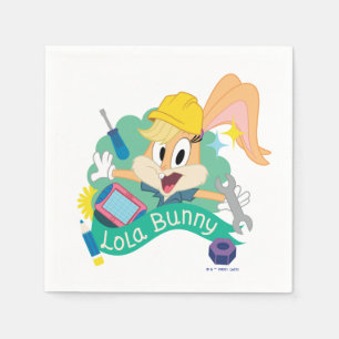 BUGS BUNNY BUILDERS™ Lola Bunny Character Graphic Napkin