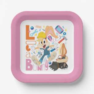 BUGS BUNNY BUILDERS™  Lola Bunny Work Tools Paper Plate