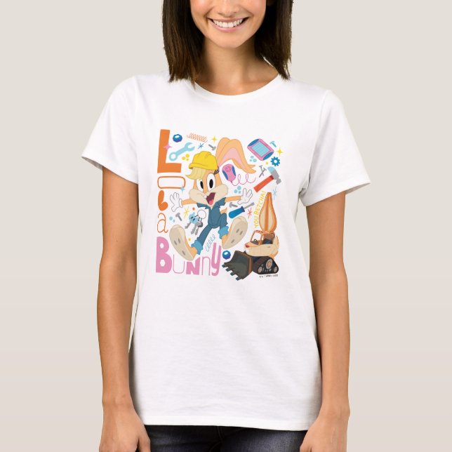 BUGS BUNNY BUILDERS™| Lola Bunny Work Tools T-Shirt (Front)