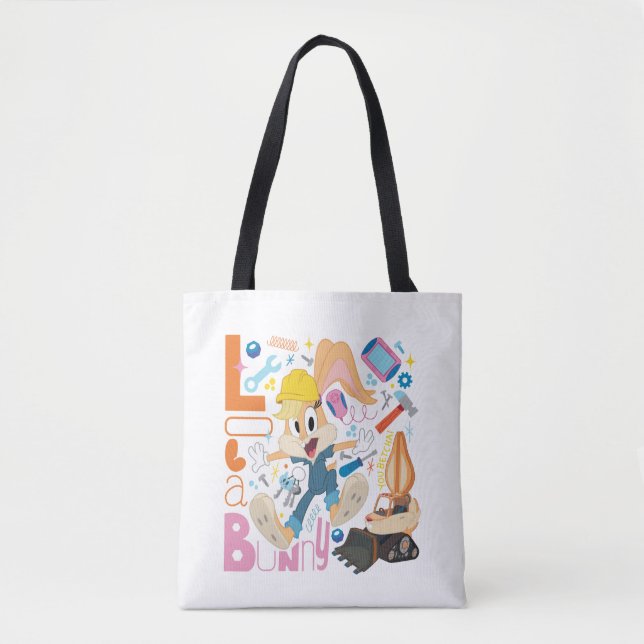 BUGS BUNNY BUILDERS™| Lola Bunny Work Tools Tote Bag (Front)