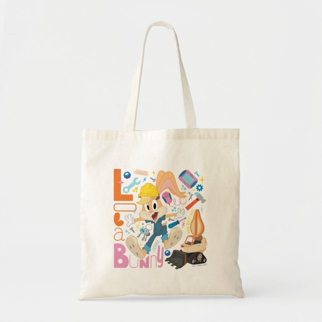 BUGS BUNNY BUILDERS™| Lola Bunny Work Tools Tote Bag (Front)
