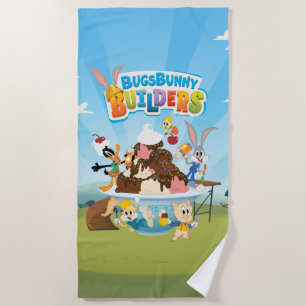 BUGS BUNNY BUILDERS™  Looney Builders Ice Cream Beach Towel