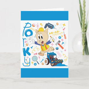 BUGS BUNNY BUILDERS™  Porky Pig Work Tools Card