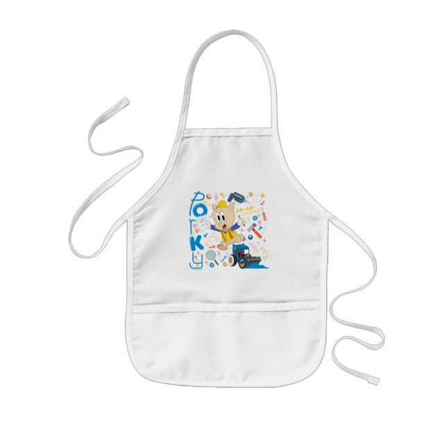 BUGS BUNNY BUILDERS™| Porky Pig Work Tools Kids Apron (Front)