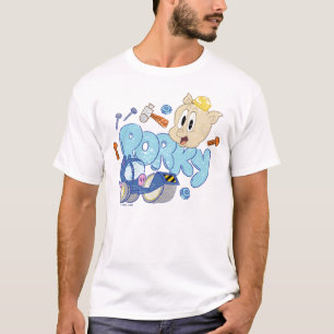 BUGS BUNNY BUILDERS™  Porky Sketch Art T-Shirt