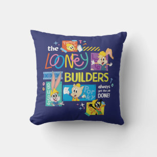 BUGS BUNNY BUILDERS™  The Looney Builders Collage Cushion