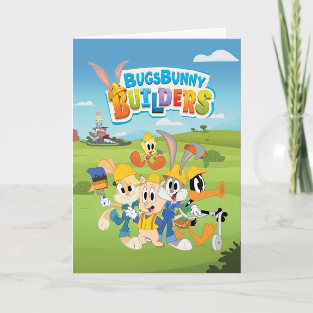 BUGS BUNNY BUILDERS™| The Looney Builders Group Card (Front)
