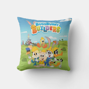 BUGS BUNNY BUILDERS™  The Looney Builders Group Cushion