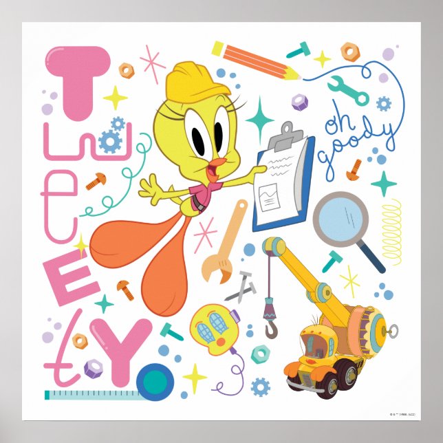 BUGS BUNNY BUILDERS™| TWEETY™ Work Tools Poster (Front)
