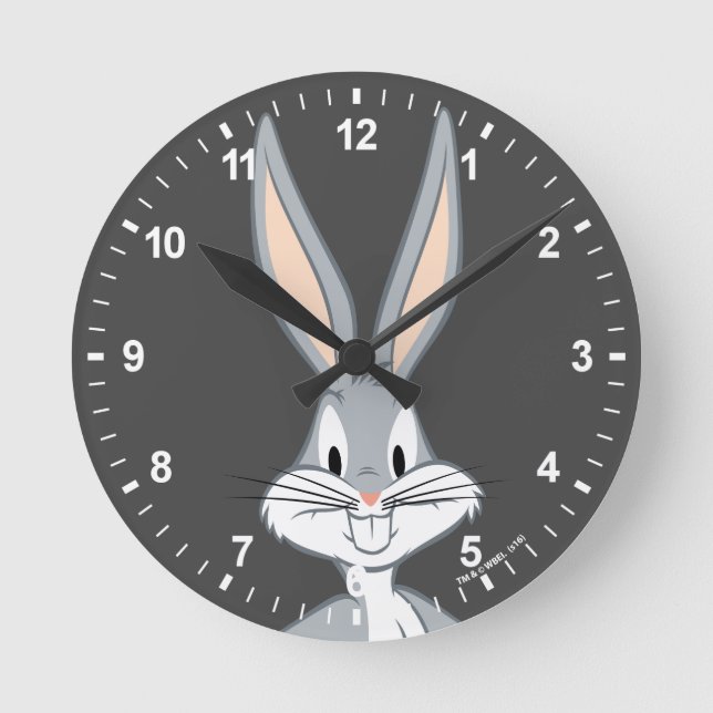 BUGS BUNNY™ | Bunny Stare Round Clock (Front)