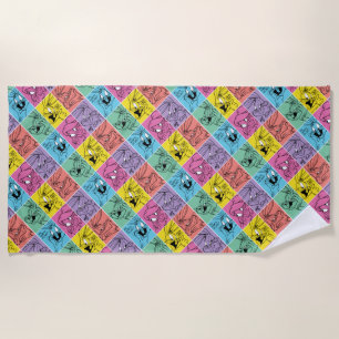 BUGS BUNNY™ Colour Block Expressions Beach Towel