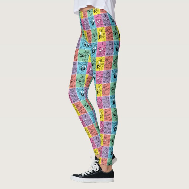 BUGS BUNNY™ Colour Block Expressions Leggings (Left)