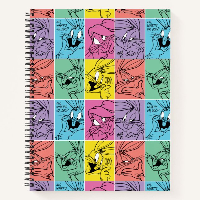 BUGS BUNNY™ Colour Block Expressions Notebook (Front)