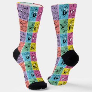 BUGS BUNNY™ Colour Block Expressions Socks