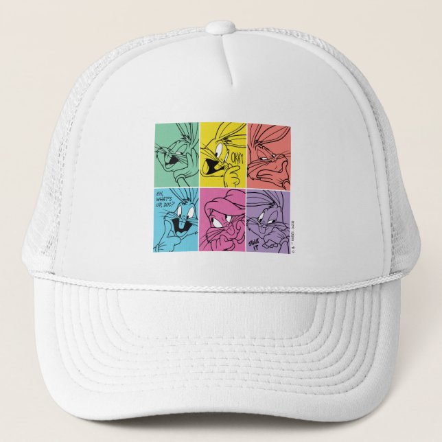 BUGS BUNNY™ Colour Block Expressions Trucker Hat (Front)