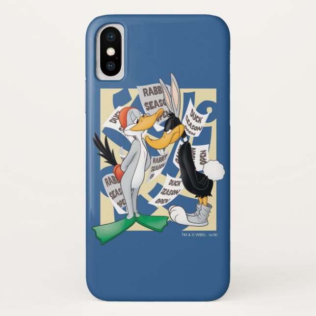 BUGS BUNNY™ & DAFFY DUCK™ Ready For Hunting Season Case-Mate iPhone Case (Back)