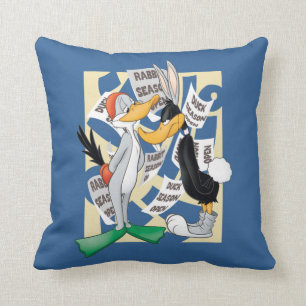 BUGS BUNNY™ & DAFFY DUCK™ Ready For Hunting Season Cushion
