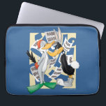 BUGS BUNNY™ & DAFFY DUCK™ Ready For Hunting Season Laptop Sleeve<br><div class="desc">Check out BUGS BUNNY™ dressed as a duck and DAFFY DUCK™ dressed as a rabbit,  surrounded by various "Rabbit Season Open" and "Duck Season Open" posters falling around them.</div>