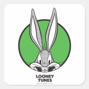BUGS BUNNY™ Dotty Icon Square Sticker