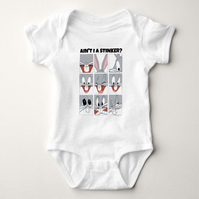 BUGS BUNNY™ Expression Blocks Baby Bodysuit (Front)