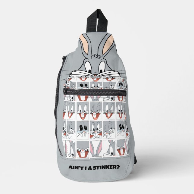 BUGS BUNNY™ Expression Blocks Sling Bag (Front)