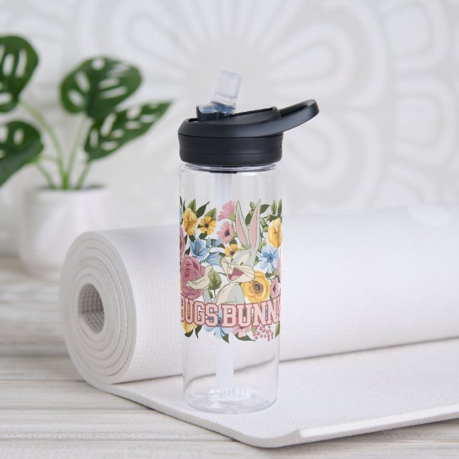 BUGS BUNNY™ Floral Embroidery Graphic Water Bottle (Yoga)