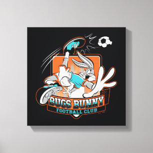BUGS BUNNY™ Football Club Badge Canvas Print