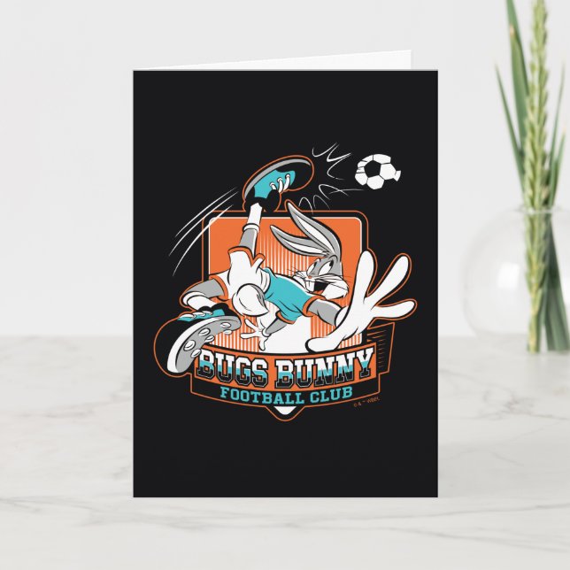 BUGS BUNNY™ Football Club Badge Card (Front)