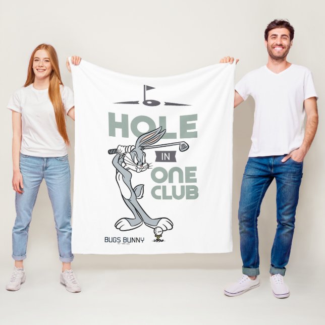 BUGS BUNNY™ Golfing - Hole in One Club Fleece Blanket (In Situ)