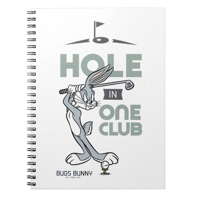 BUGS BUNNY™ Golfing - Hole in One Club Notebook (Front)