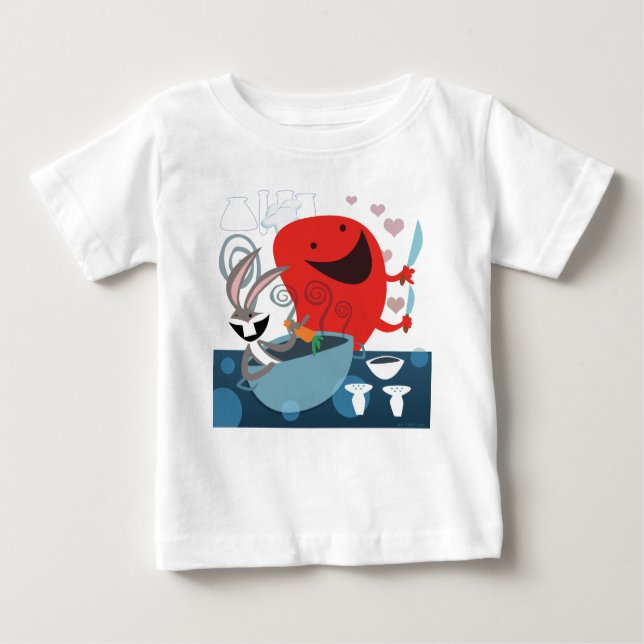 BUGS BUNNY™ & Gossamer Whimsical Meal Prep Baby T-Shirt (Front)